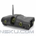 iPhone / iPad Control Wi-Fi Spy Tank w/ 300KP Camera / Night Vision / Microphone – Black (6 x AA)