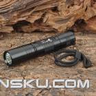 UltraFire S5 Cree XR-E Q5 200lm 5-Mode Memory White Light Zoom Flashlight - Black (1 x 18650)