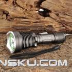 UniqueFire UF-F15 T6 CREE 900lm 5-Mode White Light Flashlight w/ Strap - Grey (1 x 18650)