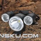 MAGICSHINE MJ-816 Z7  2-CREE-XP-G R5 1400lm 3-Mode 3-LED White Bike Light (4 x 18650)