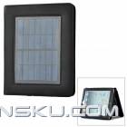 JinXing JX6604 2.4W Solar Panel 4500mAh Rechargeable Battery Charger w/ Adapter for Tablet