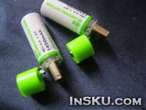 Батарейки аккумуляторные usb