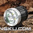 NEW-366 3 x CREE XM-L T6 2800lm 4-Mode White Outdoor Headlamp