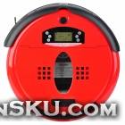 icubot-009 2.2 LCD Automatic Intelligent Sweeping Robot Vacuum Cleaner - Red
