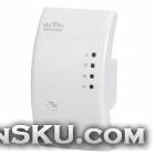 SH-WN518W2 2.4GHz 802.11b/g/n Wi-Fi Repeater - White (AC 100~240V)