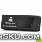 MK808B Dual Core Android 4.1 Google TV Player w/ Bluetooth / 1GB RAM / 8GB ROM / TF / HDMI - Black