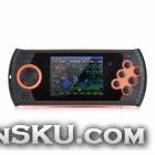YSDX-637 Rechargeable 2.8 TFT Screen Handheld Game Player w/ SD Card Slot - Orange + Black