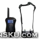 PD518 0.9 LCD 5-Mode 400m Remote Control Pet Dog Bark Stop Training Aid w/ Collar - Black