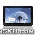 FREELANDER PD90HD 10.1 Capacitive Screen Android 4.1 Quad Core Tablet PC w/ Wi-Fi / Camera - Silver