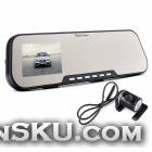 ELEBEST EL-818 2.7 Resistive Screen 5.0 MP Dual-Camera HD DVR w/ TF / 4-LED IR Night Vision