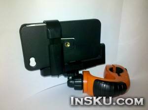 Велосипедное крепление для смартфона (Z18-5 Sportpod-5 Mini Bandage Plastic Bike Bracket for Camera Mobile Phone (Orange with Black))