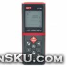 UT391 1.8 LCD Laser Distance Meter - Black + Red (2 x AAA)