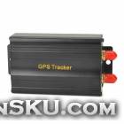 Heacent TK103A 4-Band GPS / GSM / GRPS Vehicle Positioning Tracker w/ Microphone / Relay - Black)