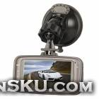 GS8000L 2.7 TFT 5.0MP 1080P Car DVR Camcorder w/ 4 x LED IR-Night Vision - Black + Grey