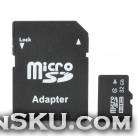 High Speed TF / Micro SDHC Card w/ TF to SD Card Adapter (32GB / Class 10)