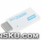 Wii to HDMI 720P/1080P + 3.5mm Audio Converter Adapter