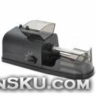 DIY Automatic Electric Cigarette Rolling Machine / Maker w/ Brush - Black DIY Automatic Electric Cigarette Rolling Machine / Maker w/ Brush - Black