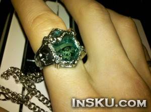 Косплей кольцо из анимэ Hitman Reborn (Cool Necklace with Hitman Reborn Vongola Finger Ring Pendant). Обзор на InSKU.com