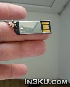 Тонкая и стильная USB флэшка TinyDeal. Обзор на InSKU.com