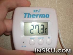 Цифровой термометр с выносным датчиком (более продвинутая модель). Обзор на InSKU.com
