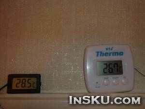 Цифровой термометр с выносным датчиком (более продвинутая модель). Обзор на InSKU.com