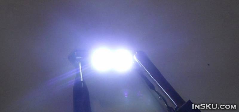 2 x 2W SMD 2-LED LED Lamp Bulb Light for Car. Обзор на InSKU.com