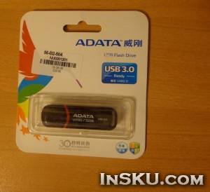 Настоящая флэшка ADATA UV150 32GB USB3.0 из Китая. Обзор на InSKU.com