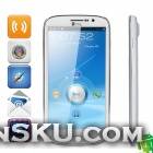 THL W8 Android 4.1 Quad-Core Bar Phone w/ 5.0 Capacitive Screen, Wi-Fi, GPS and Dual-SIM - White