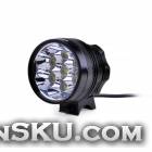 UltraFire U-L2 7 x Cree XM-L2 T6 3-Mode 4000lm Cool White Bike Light - Black (4 x 18650)
