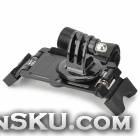 Aluminum Alloy + ABS Bicycle Holder + Tripod Mount Adapterfor Gopro 2 /3 - Black