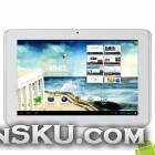 Ampe A10-QM 10.1 Capacitive Screen Android 4.1 Quad Core Tablet PC w/ SIM / GPS Navigator - White