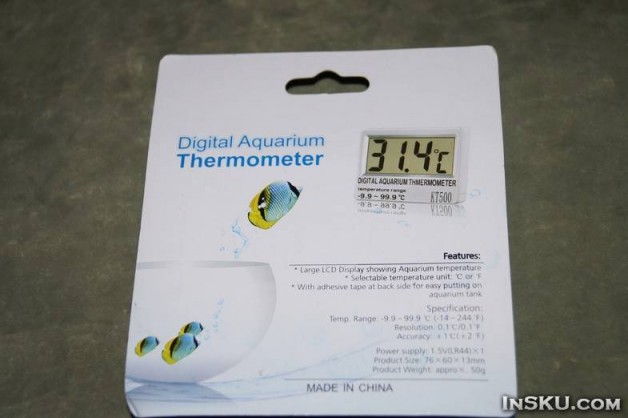 Термометр для аквариума с Chinabuye. Обзор на InSKU.com