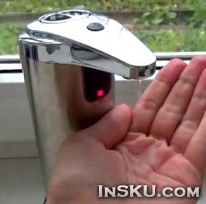 Автоматический дозатор для жидкого мыла TinyDeal. Обзор на InSKU.com