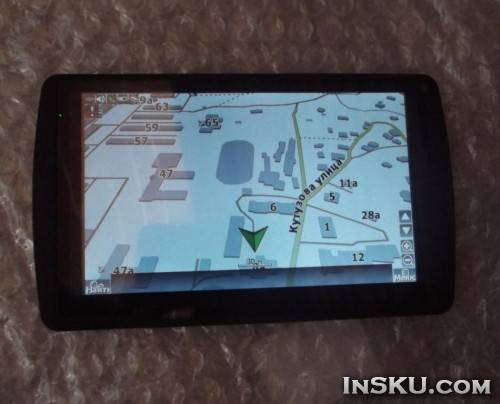 ST-008 5" GPS навигатор на Win CE 6.0. Обзор на InSKU.com