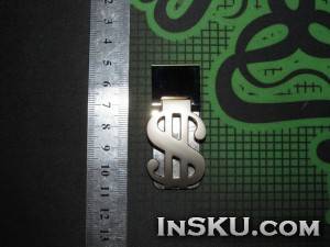 Прищепка для денег в виде доллара. Обзор на InSKU.com
