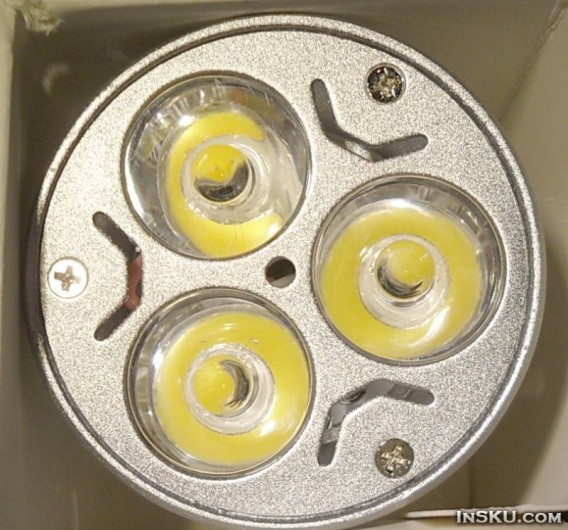 3-LED E27 3W 240-270lumens AC 85-265V LED Lamp. Обзор на InSKU.com