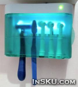 УФ стерилизатор зубных щёток от ChinaBuye. Обзор на InSKU.com