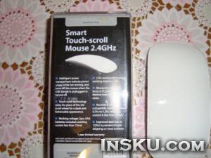 Беспроводная мышь с сенсорным скроллером (копия Apple Magic Mouse)