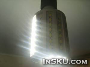Светодиодная лампочка на диодах SMD5630 из магазина chinabuye.com. Обзор на InSKU.com