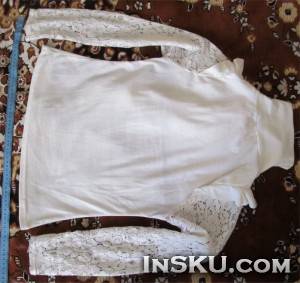 Белая женская блузка. Обзор на InSKU.com