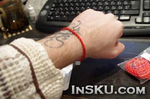 10-piece Unisex Handmade Braid Couple Lover Lucky Auspicious Rope Bracelet Adjustable-Red. Обзор на InSKU.com