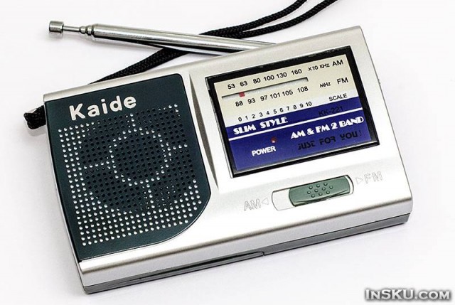 Kaide KK-221: AM&amp;FM радиоприемник.. Обзор на InSKU.com