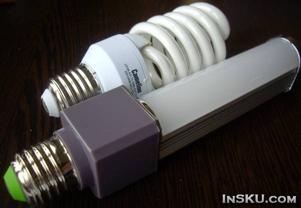 LED лампа под патрон Е27, 12Вт, тёплого свечения с Chinabuye. Обзор на InSKU.com