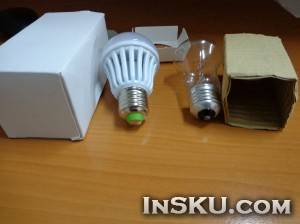 Cветодиодная лампа — E27 AC 85-260V 9W Warm White Light COB LED Lamp