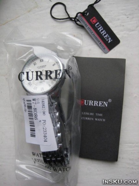 Часы CURREN . Обзор на InSKU.com