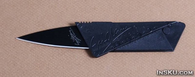 Нож - кредитная карточка. Обзор на InSKU.com