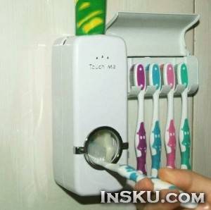 Автоматический дозатор зубной пасты TinyDeal. Обзор на InSKU.com