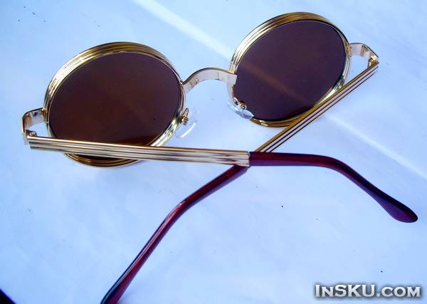 Круглые винтажные солнцезащитные очки с Chinabuye  . Обзор на InSKU.com