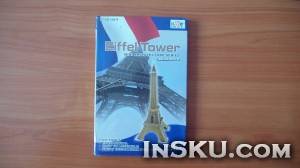 3D puzzle paper craft Eiffel Tower DIY – Сборная модель Эйфелевой башни для детей . Обзор на InSKU.com