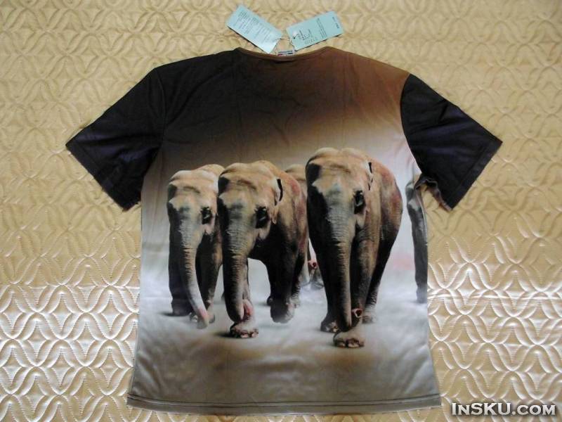 3D футболка со слонами. Обзор на InSKU.com